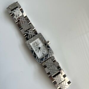 Burberry Silver Geometric Women's Watch